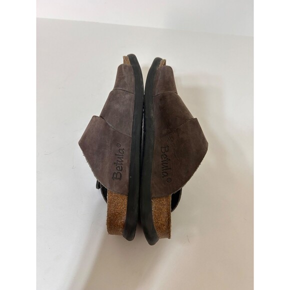 Birkenstock Betula Size 7- 7.5 Eva Basic Brown 3 Strap Sandals - Picture 6 of 13